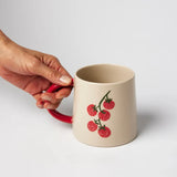 LARDER CHECK MUG in Tomato by Jones & Co