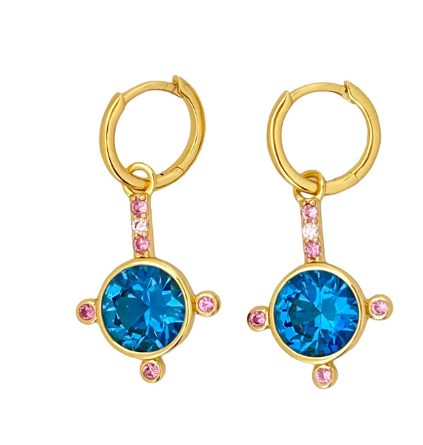 HANG FIRE GOLD EARRINGS