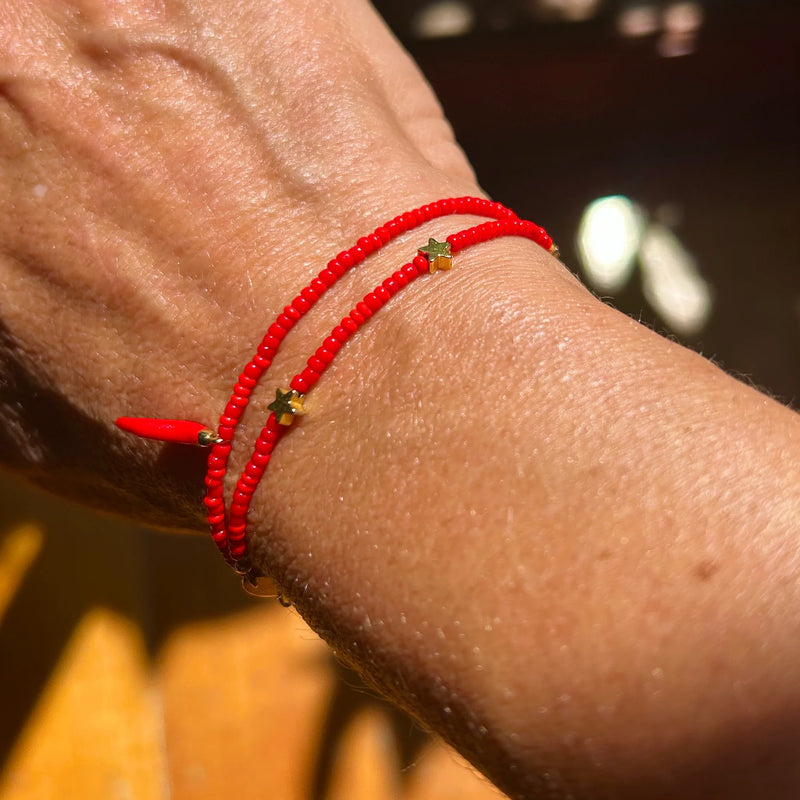 SUPER STAR BRACELET | Red