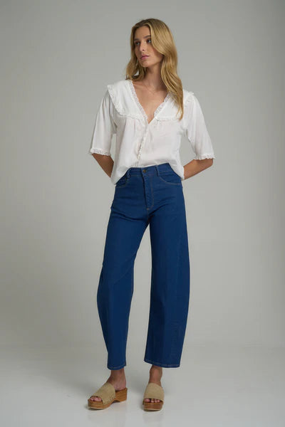 GUILFORD JEAN in Dark Blue, by Lilya