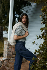 GUILFORD JEAN in Dark Blue, by Lilya