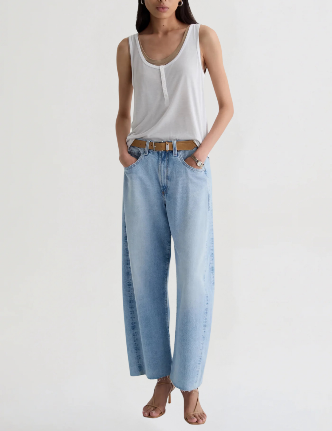 HATTIE CROP JEAN in Gesture by AG Jeans