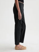 ANALEIGH JEAN in Sulfur Super Black by AG Jeans