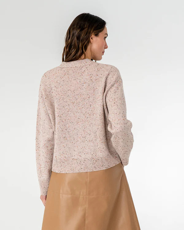 HAMILTON CARDIGAN in Strawberry by Elms and King