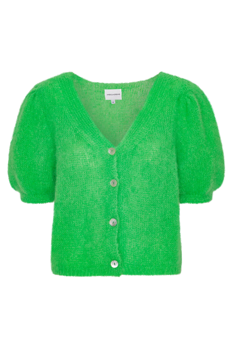 HARPER CARDIGAN in Bright Green by Americandreams