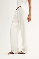 Harumi Pant in White by Elka Collective