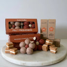 FELT FLOWER FRESHNERS | Creamy Caramel - Darling & Domain