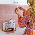 FELT FLOWER FRESHENERS in Blue Cypress + Jasmine by Home Dwellers