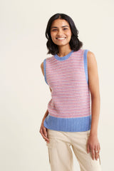 Alessandra Houston Vest in denim