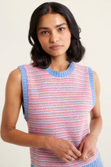 Alessandra Houston Vest in denim