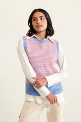 Alessandra Houston Vest in denim