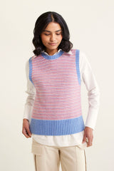 Alessandra Houston Vest in denim