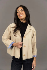 DASH COAT | Stone - Darling & Domain