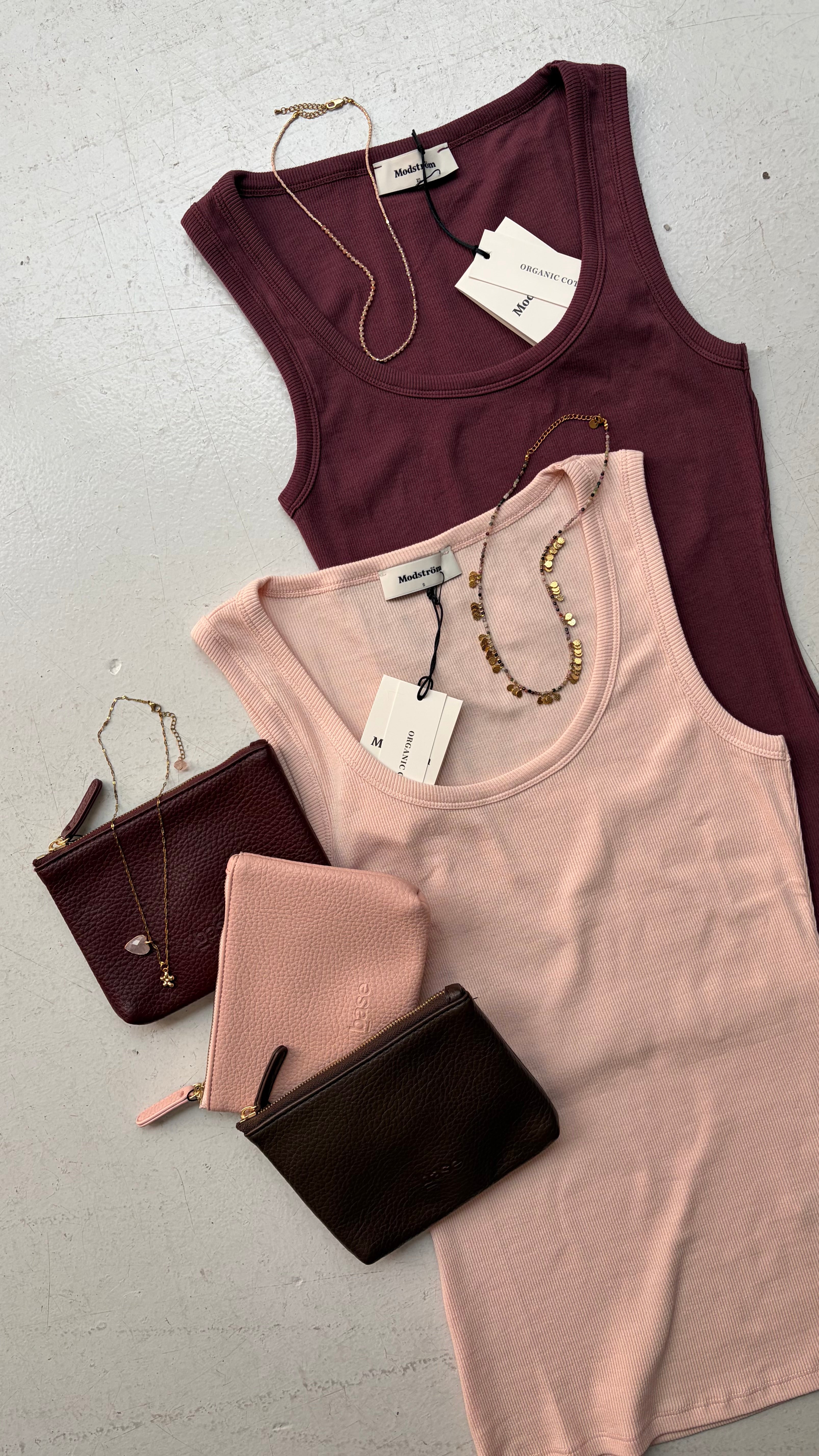 IGOR MD TANK TOP in Wineberry by Modstrom