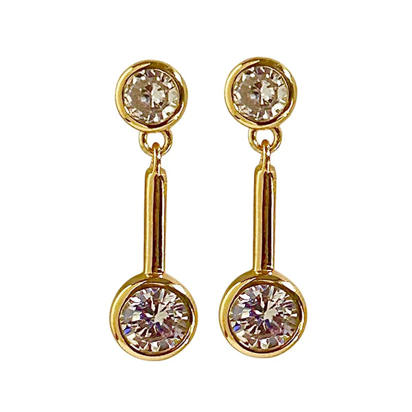 CHARLOTTE CRYSTAL EARRINGS