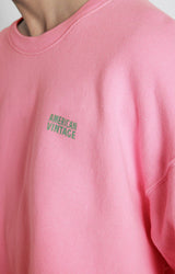 SWEATSHIRT IZU03A | Vintage Pink - Darling & Domain