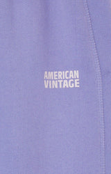 AMERICAN VINTAGE SWEATPANT IZU05A in Vintage Iris