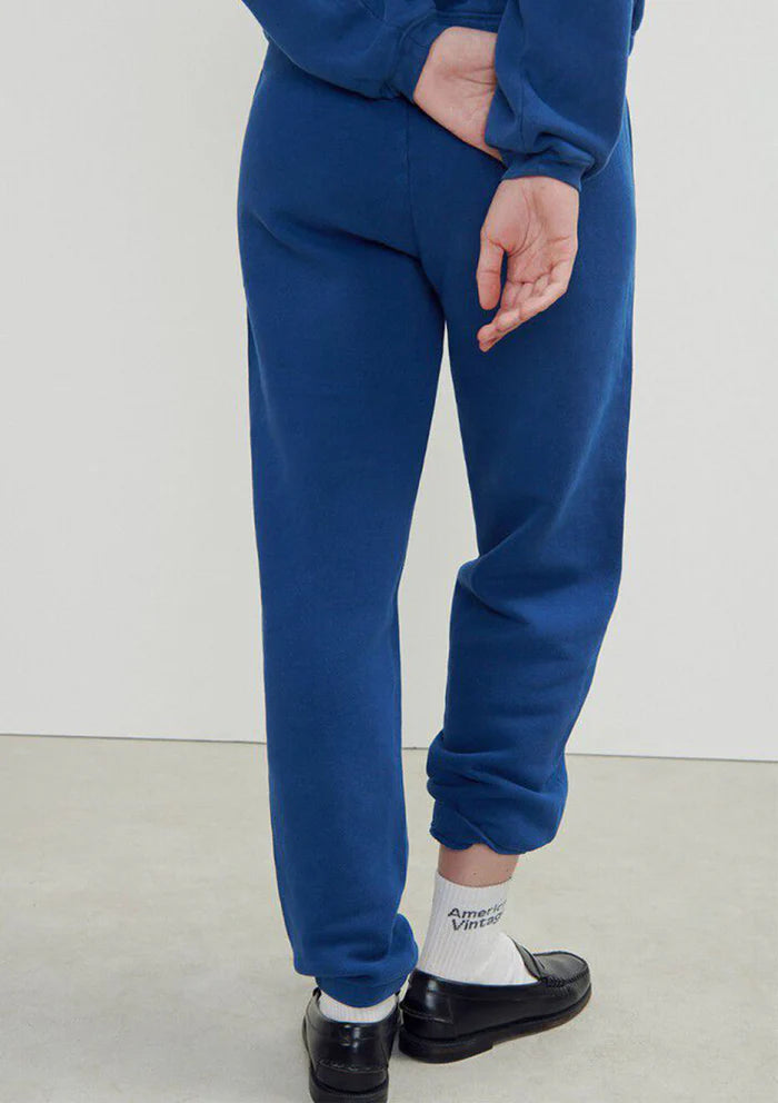 AMERICAN VINTAGE SWEATPANT IZU05D in Vintage Atlantic