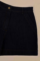IVY DENIM SHORT in Dark Blue by Humidity Lifestyle