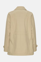 ILSE JACOBSEN TRENCHRAIN02 PEACOAT | White Pepper - Darling & Domain