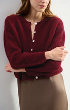 VITOW CARDIGAN VITO19E in Cherry Tree Melange by American Vintage