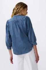 ISLA SHIRT in Baja Blue from Kireina