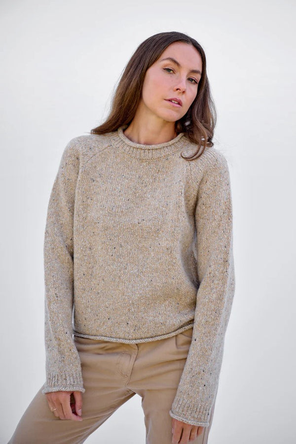 ISLANDER PULLOVER in Pebble by Maxton Clothing