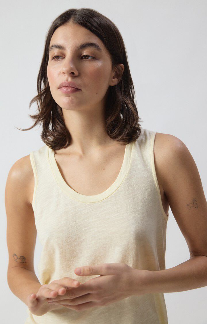 JACKSONVILLE TANK TOP JAC47V in Vintage Vanilla by American Vintage