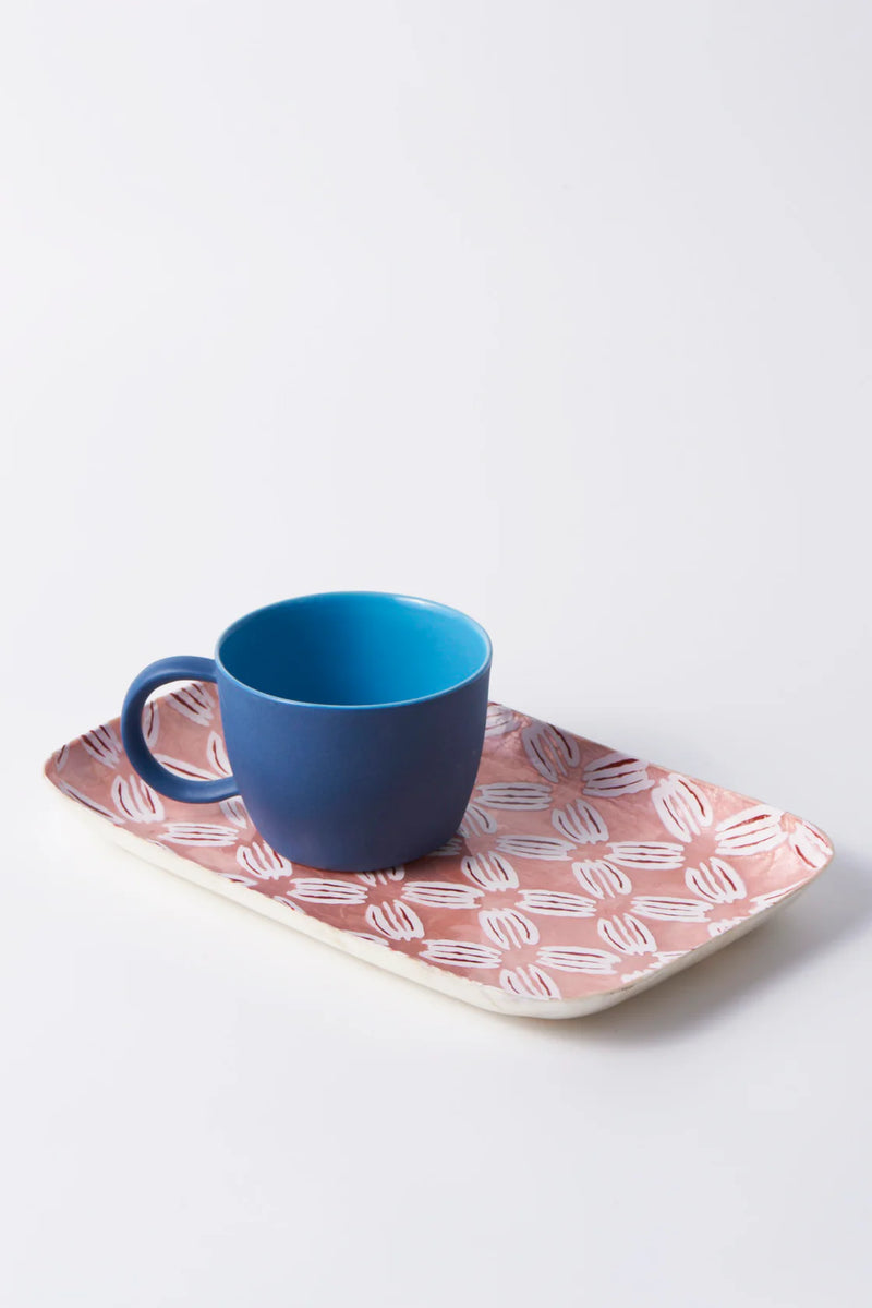 ATLANTIC PINK IKAT TRAY