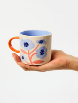 BLOOMIE BLUE FLOWER MUG
