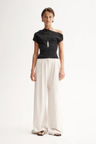 SERENA KNIT TOP in Black by Elka Collective