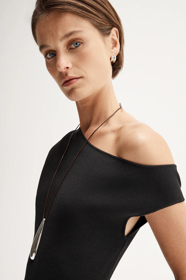 SERENA KNIT TOP in Black by Elka Collective