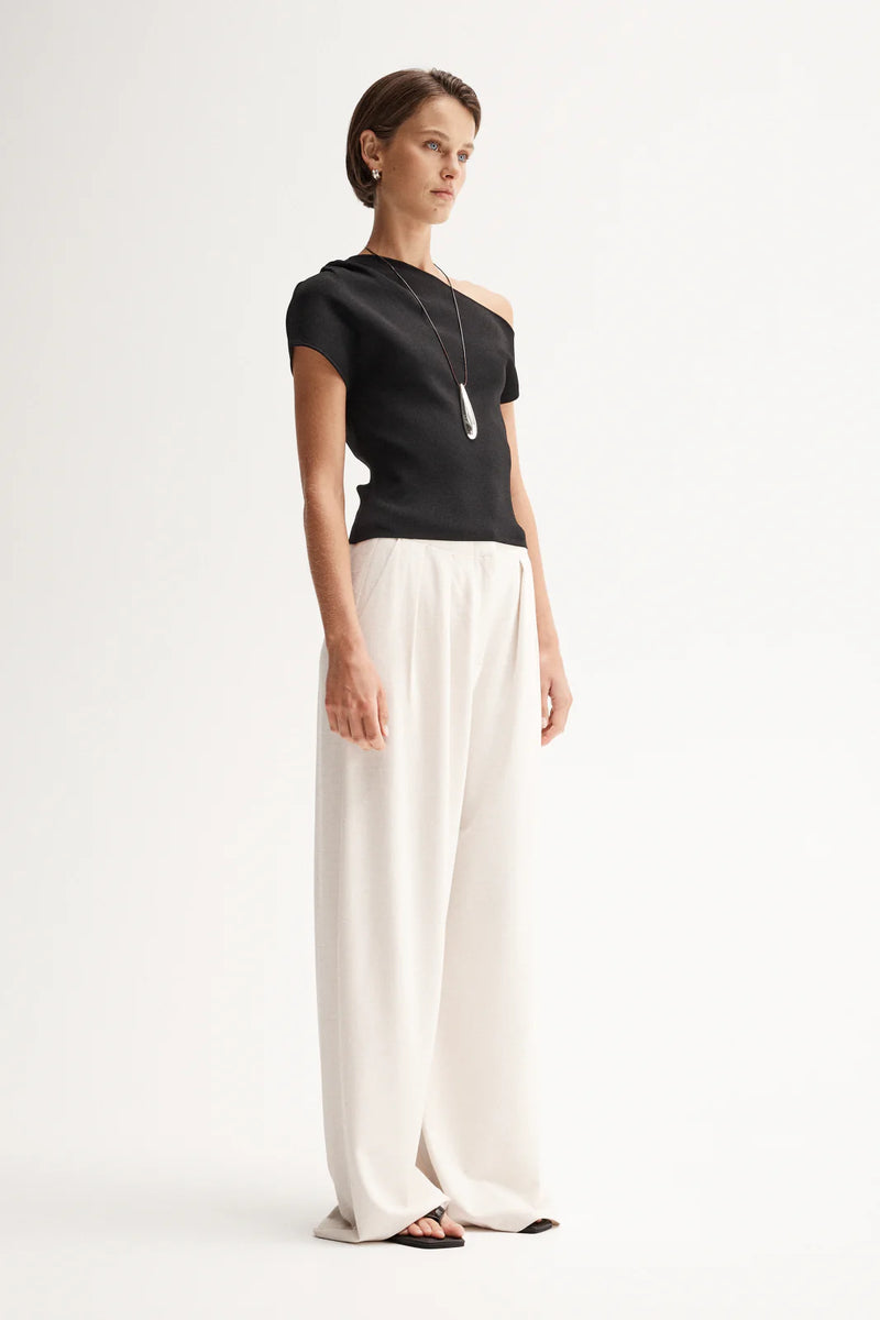 SERENA KNIT TOP in Black by Elka Collective