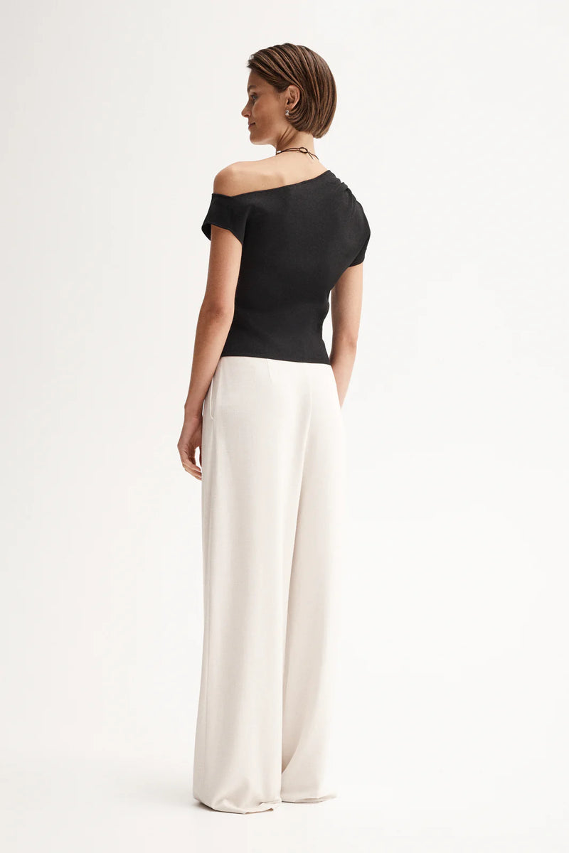 SERENA KNIT TOP in Black by Elka Collective