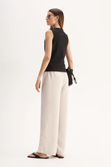 LANA KNIT VEST in Black by Elka Collective