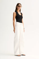 HAYES KNIT TOP in Black by Elka Collective