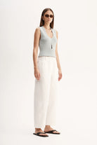 BLAIR KNIT TOP in Light Blue by Elka Collective