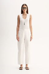 MARSHALL PANT in White by Elka Collective
