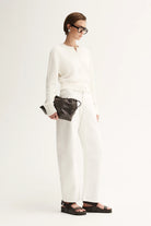 POISE KNIT CARDIGAN in White by Elka Collective