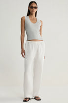 SOLARA KNIT TOP in Chrome by Elka Collective