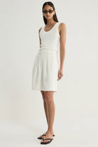 FORD SHORT in White by Elka Collective