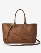 KENSINGTON TOTE in Tan Saffiano by Elms + King