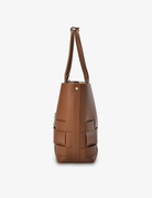 KENSINGTON TOTE in Tan Saffiano by Elms + King