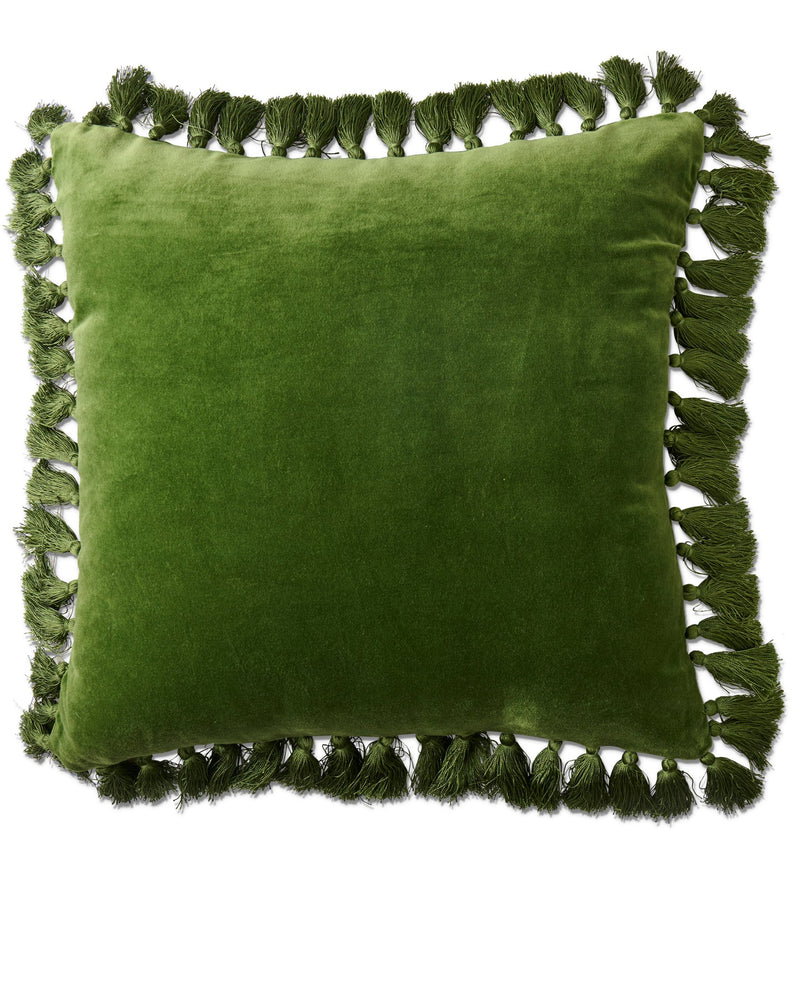 VELVET TASSEL CUSHION | Campsite