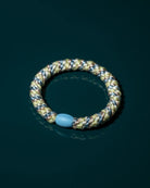 KKNEKKI Original Hair Ties in Mix Sea Blue Light Yellow Glitter