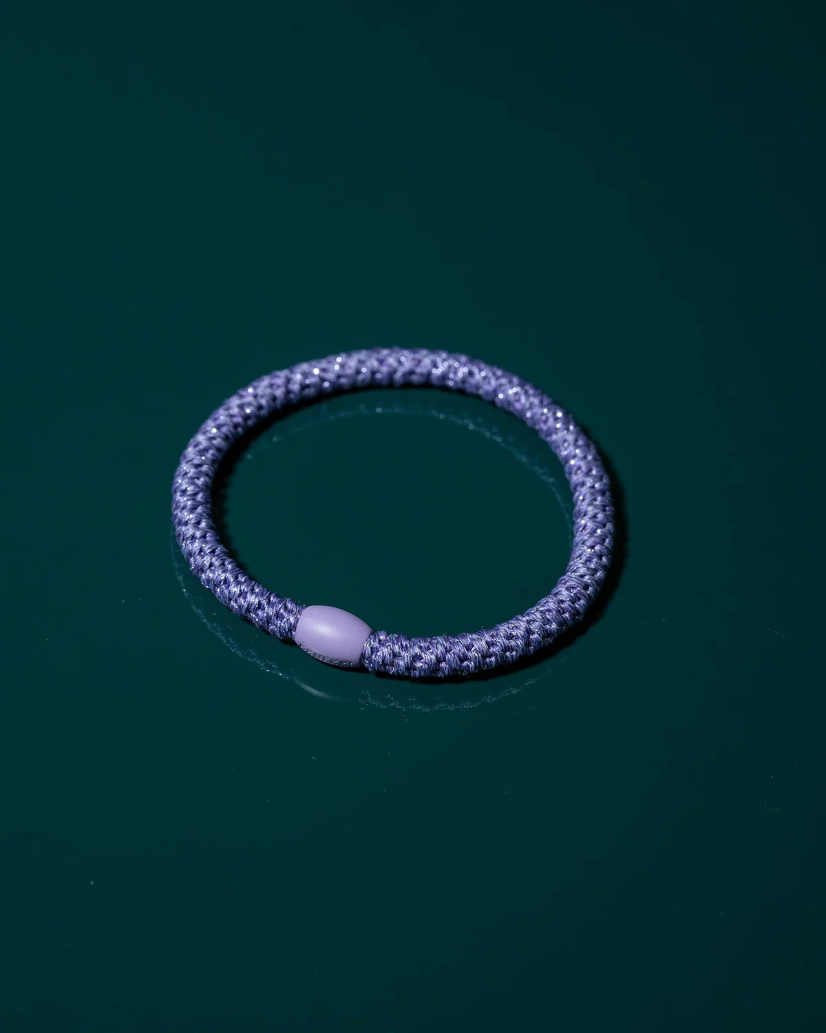 KKNEKKI Original Hair Ties in Slim Lilac Glitter