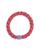 KKNEKKI Original Hair Ties in Stripe Lilac Neon Pink
