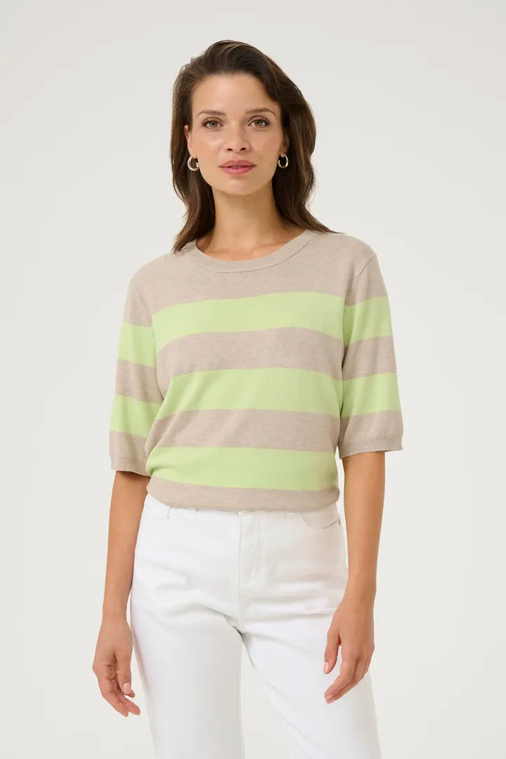 KALIZZA STRIPED KNIT | Lettuce + Feather