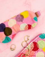 VELVET EYE MASK in Confetti Pink from the amazing range of Kip & Co