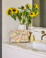 QUILTED COTTON TOILETRY PURSE | Forever Mine